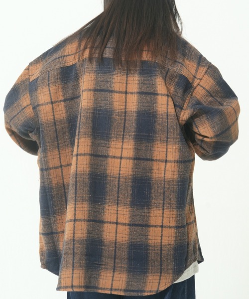 CORISCO(コリスコ)の「ネルオンブレチェックシャツ(M1)(シャツ/ブラウス・メンズ・ベージュ/ネイビー/レッド・X-LARGE/LARGE/MEDIUM)」の12枚目の写真