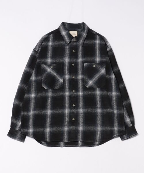 CORISCO(コリスコ)の「ネルオンブレチェックシャツ(M1)(シャツ/ブラウス・メンズ・ベージュ/ネイビー/レッド・X-LARGE/LARGE/MEDIUM)」の8枚目の写真