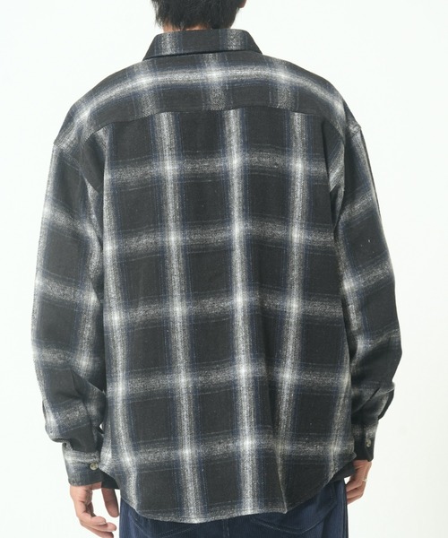 CORISCO(コリスコ)の「ネルオンブレチェックシャツ(M1)(シャツ/ブラウス・メンズ・ベージュ/ネイビー/レッド・X-LARGE/LARGE/MEDIUM)」の9枚目の写真