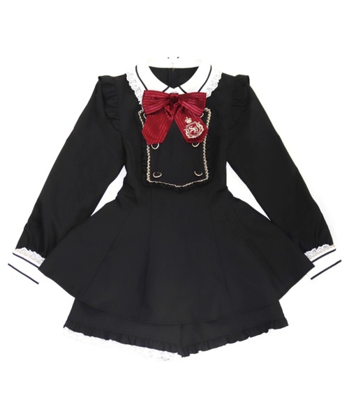 あちゃん様 Secret Honey バイカラーラッフル半袖セットアップ 黒 あちゃん様 Secret Honey バイカラーラッフル半袖セットアップ
