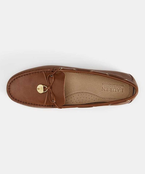 LAUREN RALPH LAUREN(ローレン ラルフ ローレン)の「ローレン ラルフ ローレン WYLIE FLATS ウィリー フラット フラットシューズ(スリッポン・レディース・ブラック/ダークブラウン/タン・60/65/70/75/55)」の12枚目の写真