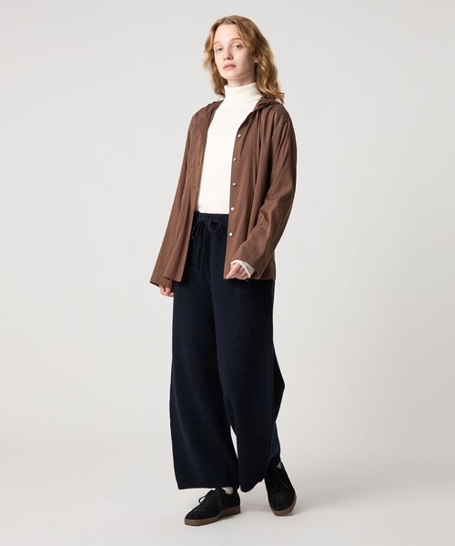 Steven Alan(スティーブンアラン)の「<Steven Alan>メランジ ウール ニットパンツ(その他パンツ・レディース・モカ/ネイビー・FREE)」の6枚目の写真