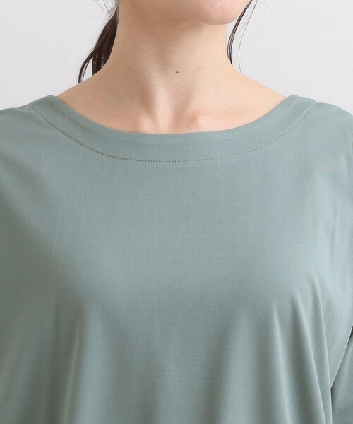SHOO・LA・RUE（シューラルー）の「【7分袖】裾タックデザインカットソー（Tシャツ/カットソー・レディース・グリーン系/ブラック/ブラウン系・01/02/03/04）」の19枚目の写真