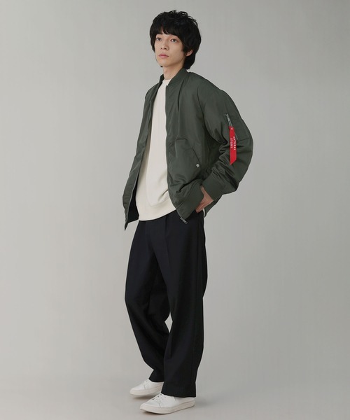 LIL VENDARS(リルヴェンダース)の「Buyer's Select /裏ボアMA-1ジャケット(MA-1・メンズ・チャコール/カーキ/ブラック・LL/L/M)」の8枚目の写真