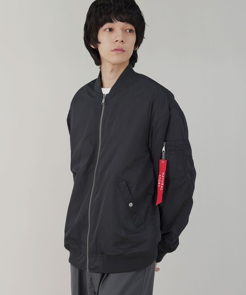 LIL VENDARS(リルヴェンダース)の「Buyer's Select /裏ボアMA-1ジャケット(MA-1・メンズ・チャコール/カーキ/ブラック・LL/L/M)」の22枚目の写真