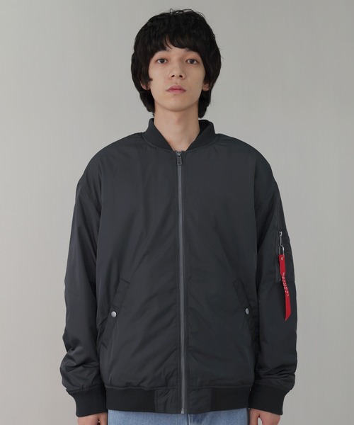 LIL VENDARS(リルヴェンダース)の「Buyer's Select /裏ボアMA-1ジャケット(MA-1・メンズ・チャコール/カーキ/ブラック・LL/L/M)」の11枚目の写真