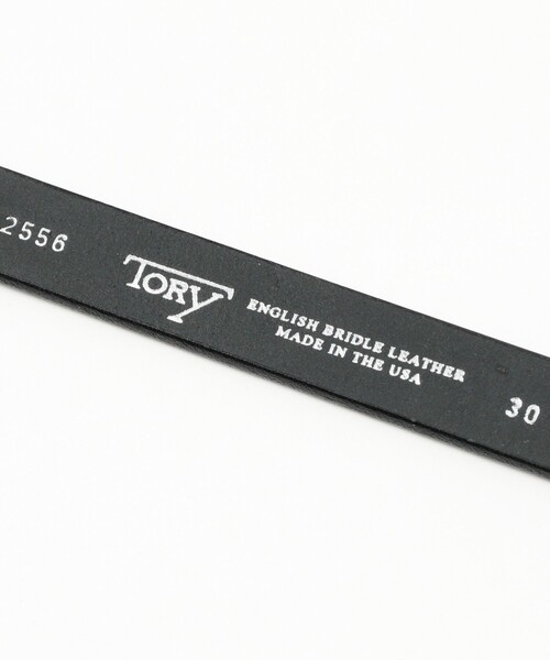 BEAMS BOY（ビームスボーイ）の「TORY LEATHER / RING & BUCKLE BELT（ベルト・レディース・ブラック・30inch）」の4枚目の写真