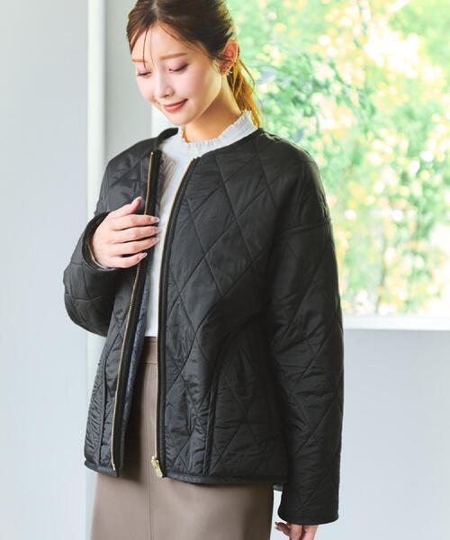 ジャケット・アウター 2BTZ3 KOBE LETTUCE ブルゾン アウター ファー襟付2Wayフェイクレザージップ