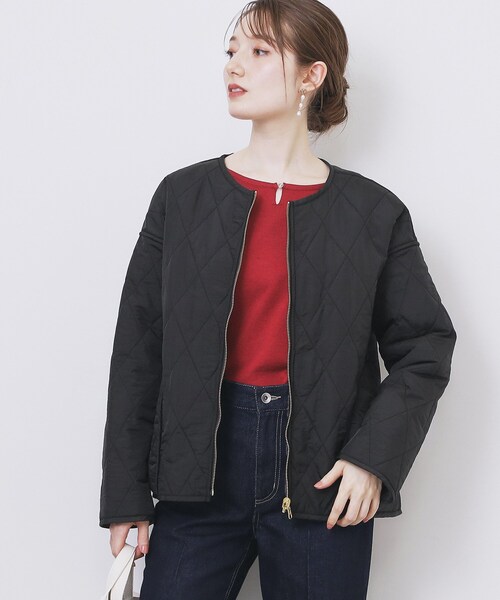 リバーシブル キルティングファーブルゾン【洗濯機OK】（ブルゾン
