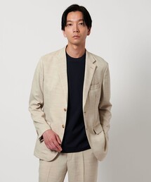 A DAY IN THE LIFE UNITED ARROWS(アデイインザライフユナイテッドアローズ)のリネンライク スラブツイル 2ボタンジャケット-セットアップ対応・マシンウォッシャブル-<A DAY IN THE LIFE>(スーツジャケット)