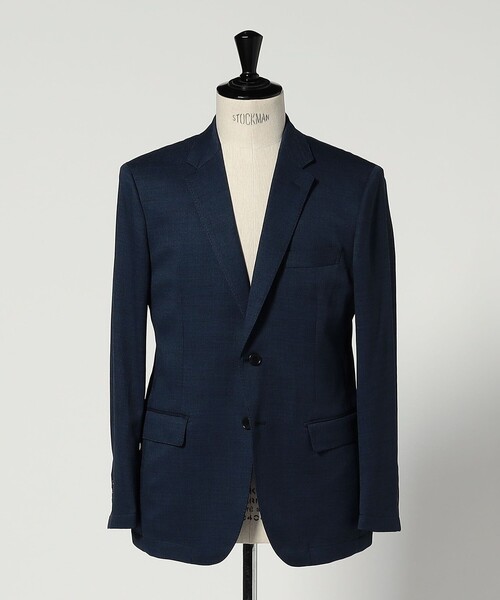 セール】リネンライク スラブツイル 2ボタンジャケット-セットアップ