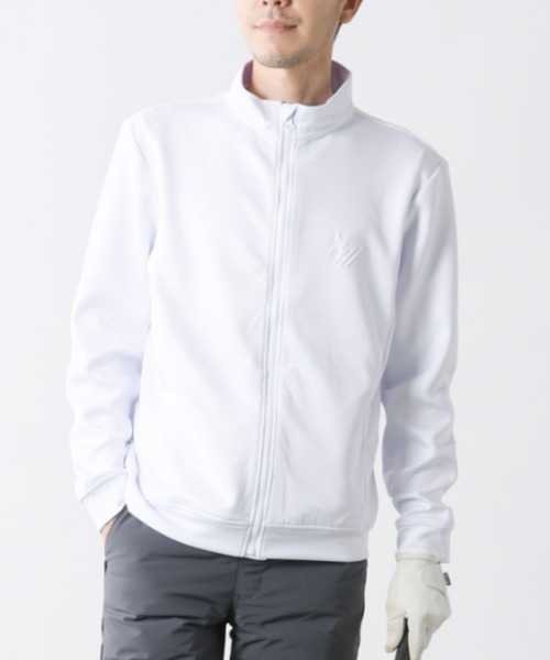 stella77golf(ステラセブンティーンセブンゴルフ)の「ストレッチゴルフスタンドJKT(ブルゾン・メンズ・ホワイト/ネイビー/ブラック・MEDIUM/LARGE/X-LARGE/XX-LARGE)」の4枚目の写真