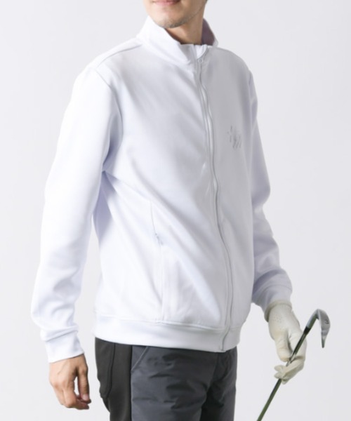 stella77golf(ステラセブンティーンセブンゴルフ)の「ストレッチゴルフスタンドJKT(ブルゾン・メンズ・ホワイト/ネイビー/ブラック・MEDIUM/LARGE/X-LARGE/XX-LARGE)」の5枚目の写真