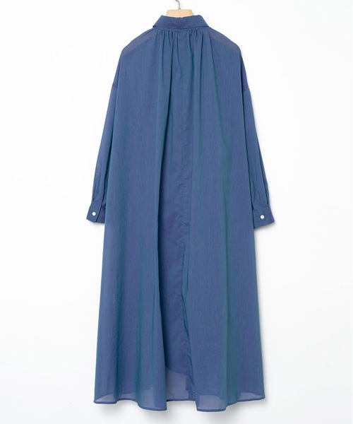 BEDSIDEDRAMA(ベットサイドドラマ)の「Mirage Maxi Shirt(シャツワンピース・レディース・ブルー/グリーン/ブラウン・1/2)」の19枚目の写真