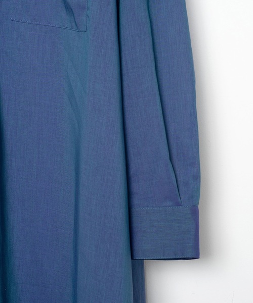 BEDSIDEDRAMA(ベットサイドドラマ)の「Mirage Maxi Shirt(シャツワンピース・レディース・ブルー/グリーン/ブラウン・1/2)」の20枚目の写真