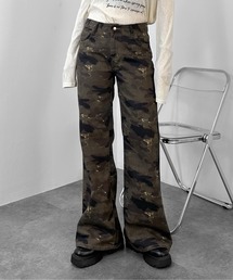 デニムパンツ（カモフラージュ柄）ファッション通販 - ZOZOTOWN