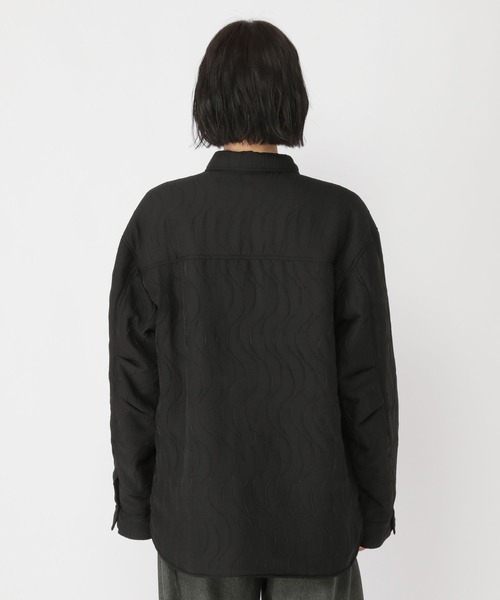 studio CLIP（スタディオクリップ）の「【daily CLIP】パターンキルトライトジャケット（ブルゾン・レディース・ブラック/グレー・FREE）」の21枚目の写真