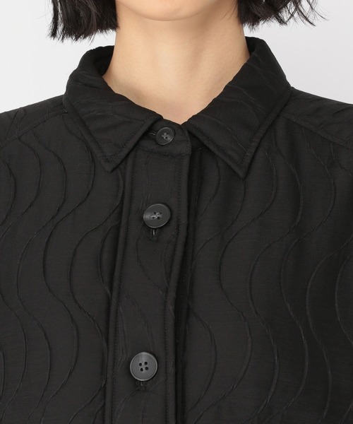 studio CLIP（スタディオクリップ）の「【daily CLIP】パターンキルトライトジャケット（ブルゾン・レディース・ブラック/グレー・FREE）」の22枚目の写真