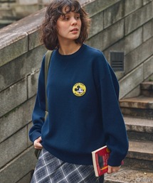 Disney | 【Disney】別注 Mickey&Friends ミッキー＆フレンズ ヴィンテージライクグラフィックオーバーサイズニットプルオーバー(ニット/セーター)