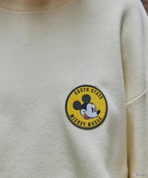 Disney（ディズニー）の「【Disney】別注 Mickey&Friends ミッキー＆フレンズ ヴィンテージライクグラフィックオーバーサイズニットプルオーバー（ニット/セーター・レディース・アイボリー/杢グレー/ネイビー系/ネイビー・FREE）」の7枚目の写真