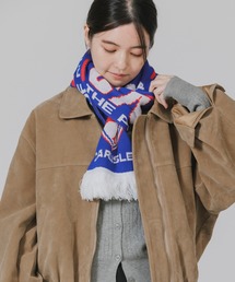 ROOPTOKYO（ループトウキョウ）の「Football Scarf リブ編み チームエンブレム ジャガードフットボールマフラー（マフラー）」