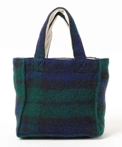 TWEED MILL（ツイードミル）の「【1/15値下げ】【別注】TWEED MILL / スクエア トート（トートバッグ・レディース・インディゴブルー・ONE SIZE）」の3枚目の写真