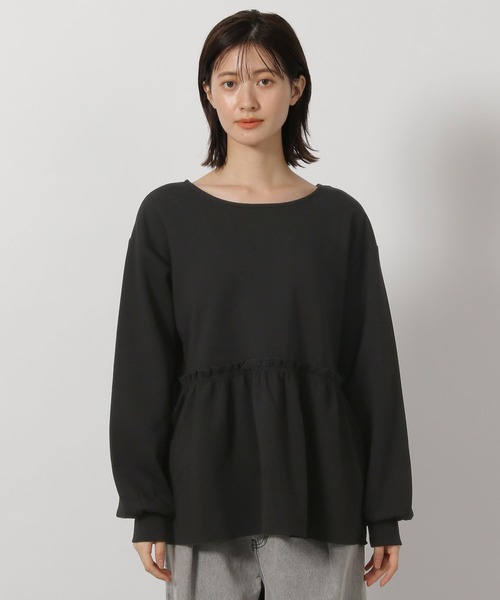 LAKOLE（ラコレ）の「2WAYフリルティアードプルオーバー / 605434（Tシャツ/カットソー・レディース・ブラック/アイボリー/ブラウン・FREE）」の22枚目の写真