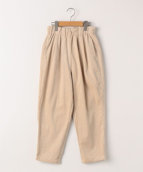 SHIPS(シップス)の「SHIPS KIDS:140~160cm / コーデュロイ タック パンツ(その他パンツ・キッズ・アイボリー・160/150/140)」の1枚目の写真