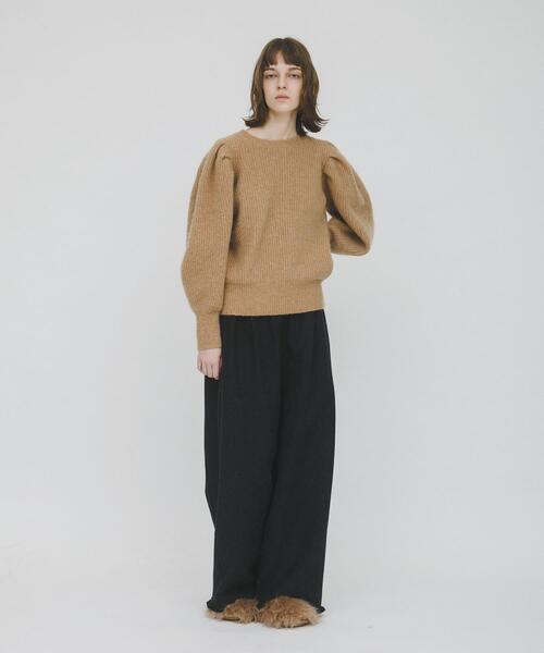 LAATO（ラート）の「frill frill wool pants（その他パンツ・レディース・ブラック/ライトカーキ・FREE）」の21枚目の写真