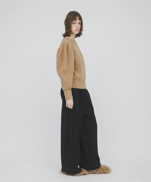 LAATO（ラート）の「frill frill wool pants（その他パンツ・レディース・ブラック/ライトカーキ・FREE）」の22枚目の写真