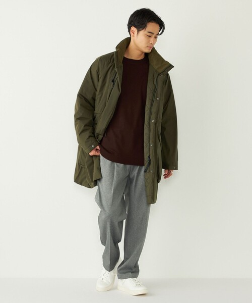 セール】SHIPS Colors:〈撥水・防風〉中綿 モッズコート（モッズコート