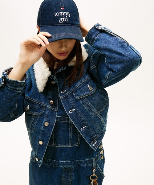 Tommy Girl 6パネルデニムキャップ