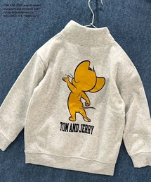 Tom＆Jerry（トムアンドジェリー）の「【TOM&JERRY/トム＆ジェリー】バックプリント ハイネック オーバーサイズトレーナー 抗ピリング（スウェット・キッズ）」
