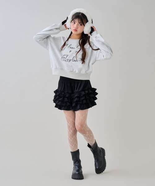 by LOVEiT（バイラビット）の「リボンつきイヤーマフ（イヤーマフ・キッズ・ブラック/ホワイト・F）」の4枚目の写真