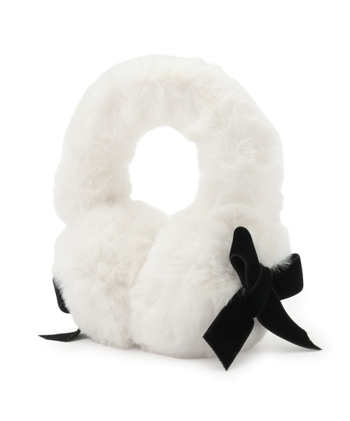 by LOVEiT（バイラビット）の「リボンつきイヤーマフ（イヤーマフ・キッズ・ブラック/ホワイト・F）」の8枚目の写真