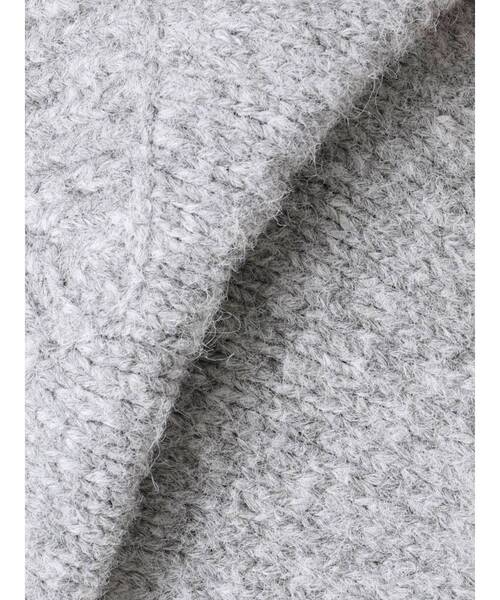 LAGUNAMOON（ラグナムーン）の「【WEB限定】Vネックカラーショートニットプルオーバー（ニット/セーター・レディース・グレー/ブルー/ブラック/ピンク/ホワイト・FREE）」の17枚目の写真