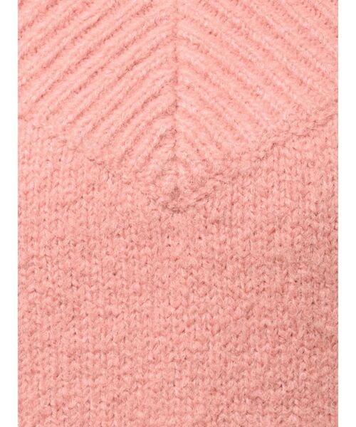 LAGUNAMOON（ラグナムーン）の「【WEB限定】Vネックカラーショートニットプルオーバー（ニット/セーター・レディース・グレー/ブルー/ブラック/ピンク/ホワイト・FREE）」の21枚目の写真