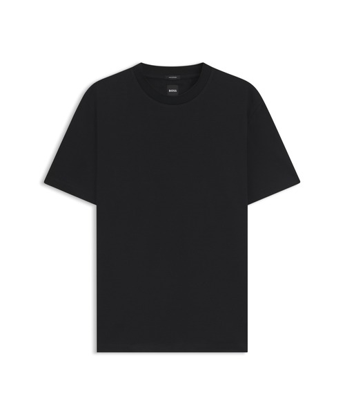 BOSS(ボス)の「シルケットコットン Tシャツ マイクロパターン(Tシャツ/カットソー・メンズ・ブラック/ホワイト/ダークグリーン・S/M/L/XL/XXL)」の8枚目の写真
