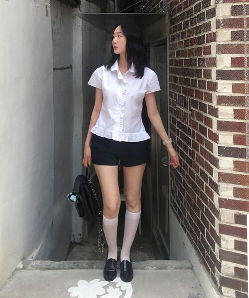 CRANK（クランク）の「リブマイクロショーツ_ブラック（その他パンツ・レディース・その他・FREE）」の4枚目の写真