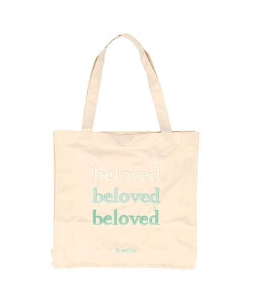 BACKYARD FAMILY(バックヤードファミリー)の「刺繍ロゴ トートバッグ くすみカラー gtbag495(トートバッグ・レディース・ブルー/グリーン・FREE)」の1枚目の写真