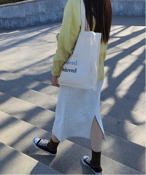 BACKYARD FAMILY(バックヤードファミリー)の「刺繍ロゴ トートバッグ くすみカラー gtbag495(トートバッグ・レディース・ブルー/グリーン・FREE)」の6枚目の写真