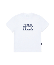 スタジオウーマン レギュラーフィットTシャツ_ホワイト
