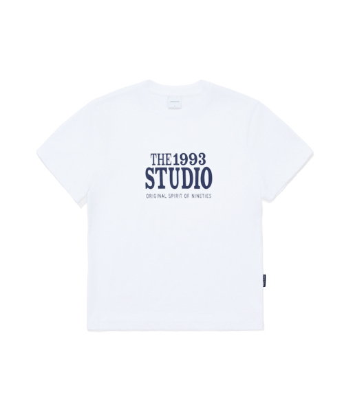1993STUDIO(1993スタジオ)の「スタジオウーマン レギュラーフィットTシャツ_ホワイト(Tシャツ/カットソー・レディース・その他・MEDIUM/SMALL)」の1枚目の写真