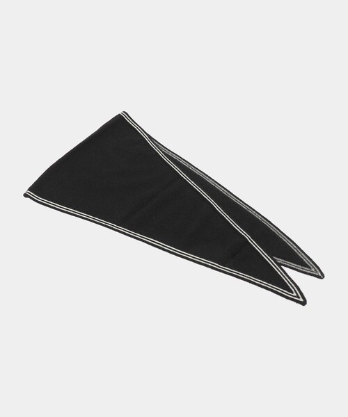 green label relaxing(グリーンレーベルリラクシング)の「<Oats & Rice>ニット スカーフ(ストール/ショール・メンズ・ブラック/オリーブ・FREE)」の1枚目の写真