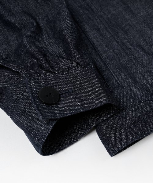 FRIZMWORKS(フリズムワークス)の「SHIRRING TRUCKER JACKET _ INDIGO(デニムジャケット・メンズ・その他・MEDIUM/LARGE/X-LARGE)」の6枚目の写真