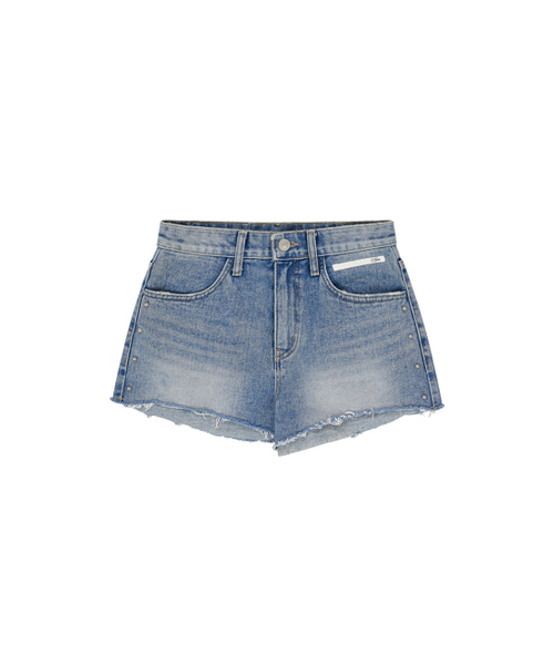 Kijun(キジュン)の「Studded Denim Shorts Light Blue(デニムパンツ・レディース・その他・MEDIUM/SMALL)」の5枚目の写真