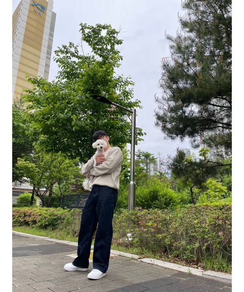 MUSINSA STANDARD（ムシンサスタンダード）の「リネンライクワイドデニムパンツ[ディープインディゴ]（デニムパンツ・メンズ・その他・42/30/26/27/28/29/34/36/32/31/33/38/40）」の22枚目の写真