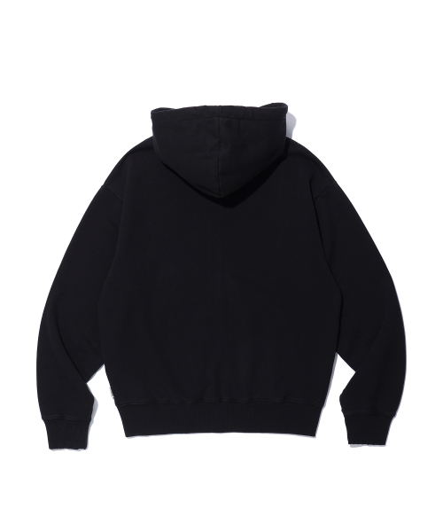 セール】HOME GRAPHIC HOOD ZIP-UP BLACK（パーカー）｜YOUHEE（ユヒ