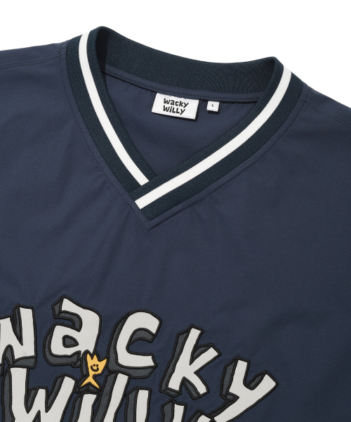 Wacky WiLLy（ワッキーウィリー）の「タイポ化繊ロングスリーブTシャツネイビー（Tシャツ/カットソー・レディース・その他・SMALL/MEDIUM/LARGE）」の4枚目の写真