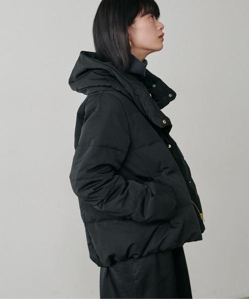 セール】【LARUTA】ピーチスキンダウンフェザーコート（ダウン